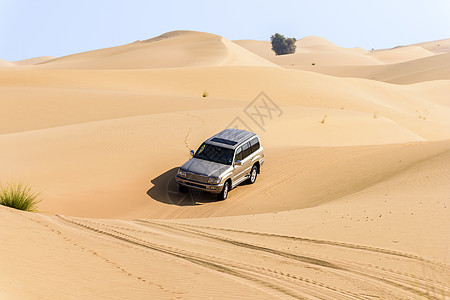 阿拉伯联合酋长国迪拜的公司驾驶运输乐趣速度热情运动吉普车旅行沙丘爱好图片