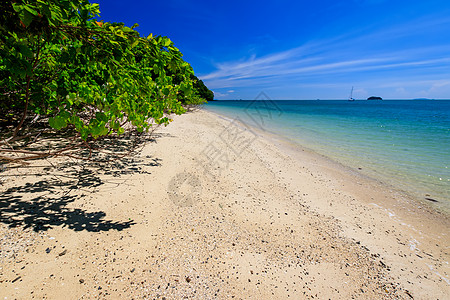 有金沙和海的海滩水晶风景海景蓝色天空假期旅游海洋旅行气候图片