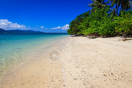 有金沙和海的海滩水晶气候热带风景蓝色海景旅游天空白色假期图片