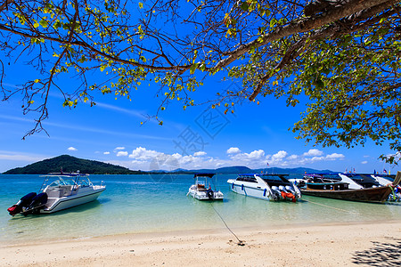 有金沙和海的海滩假期风景旅行海洋水晶旅游海景天空蓝色热带图片