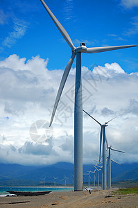 菲律宾北伊洛科斯的班吉风农场风车班吉农场科学涡轮机旅游工程旅行活力螺旋桨图片