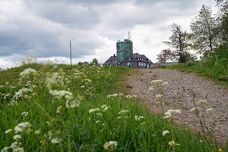 德国索埃尔兰峰峰城市村庄远足旅行农村植物植物群首脑山峰全景图片