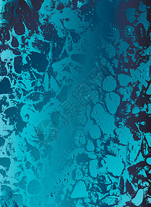 抽象矢量宇宙迷魂蓝色和绿宝石梯度背景 分光闪烁元素坡度漩涡粒子技术墙纸螺旋圆圈生物插图运动图片