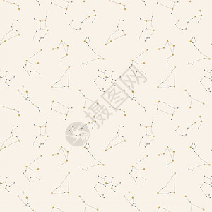 Zodiac星座无缝无缝模式设计图片