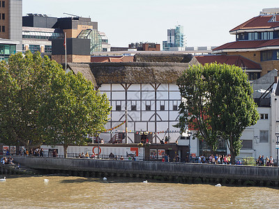 伦敦环球剧院英语地标城市诗人景观社论建筑学剧院建筑木头图片