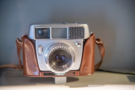 古典棕色箱子旧旧相机图片