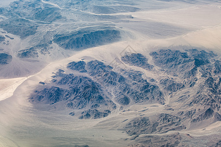 内华达沙漠 从飞行飞机窗口看到的图片