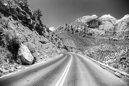 犹他州锡安国家公园红乡公路侵蚀曲线目的地旅行气候地质学荒野峡谷田园风景图片