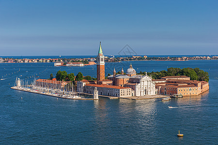 威尼斯圣乔治马吉奥雷旅行地标教会景观旅游城市建筑大教堂游客天线图片