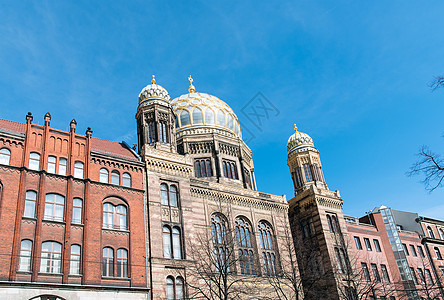 柏林新犹太教堂纪念馆金子圆顶星星纪念碑建筑地标纪念博物馆历史图片