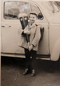 1965年 安诺小学生班级体制孩子棕褐色历史风格特殊教育幸福记忆图片