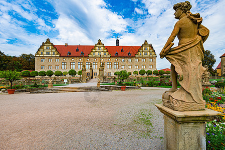 德国韦克海姆宫建筑学联盟文化天空地标蓝色艺术旅游石头纪念碑图片
