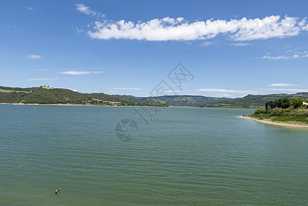 秘鲁省Corbara湖地区风景家园农场日落场景农村建筑栽培水库目的地图片