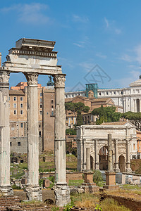 罗马论坛的废墟 意大利罗马图片