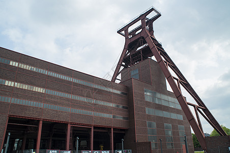 德国Essen的前煤矿商业历史植物泽车工业地标工作建筑关税纪念碑图片
