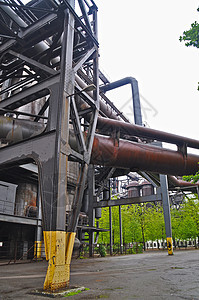 德国杜伊斯堡前工业公司工业文化天空建筑探索都市管道金属纪念碑煤炭图片