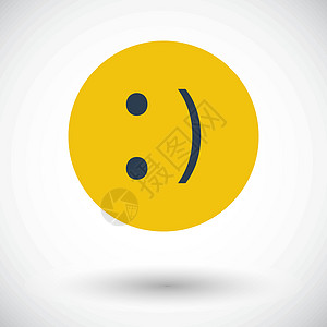 微笑图标卡通片界面绘画黄色幸福按钮笑脸快乐表情艺术图片