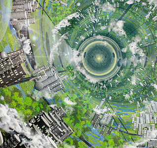 单气瓶内空间外星人科幻宇宙建筑殖民者勘探旅行星星圆柱图片