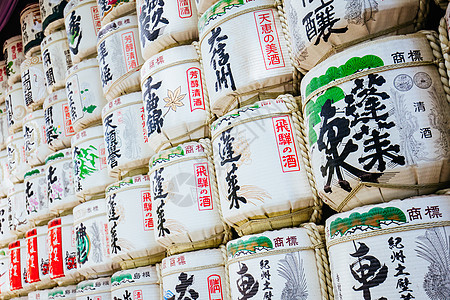 日本东京Mejijinggu神社历史场景寺庙木头神社建筑学地标历史性文化城市图片