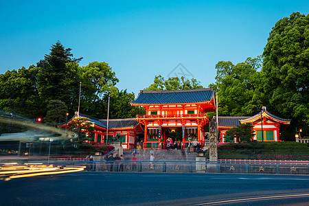 日本京都神社吸引力人行道宗教神社游客脚步旅行交通街道花园图片