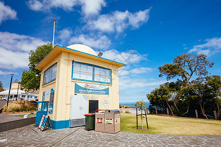 澳大利亚菲利普岛上的旅行海洋码头树木闲暇旅游海岸运输假期建筑图片