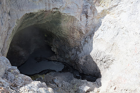 WaiOTapu 新西兰地质奇幻之地火山陨石地热蓝色脆皮游客吸引力夫人荒野喷泉图片