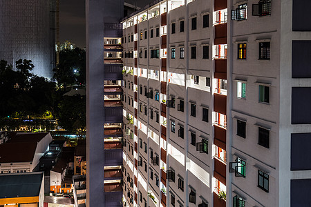 黄昏时的新加坡城市天线窗户夜生活街道景观都市建筑摩天大楼房子住宅图片