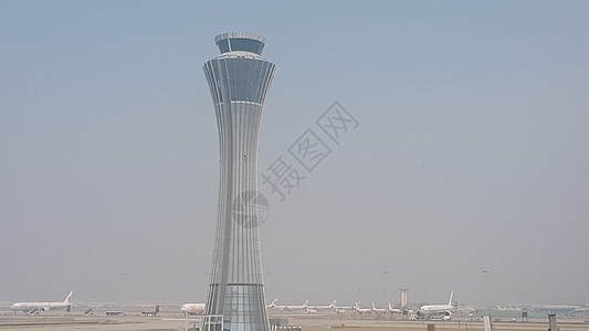 北京首都国际机场控制塔管制台北京摩天大楼航空公司建筑天际航站楼灰色飞机场国际飞机运输图片