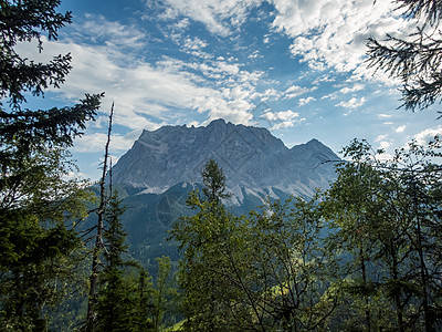 在蒂罗尔州埃尔瓦尔德附近的Seebensee和Drachensee高山旅游旅行山地行牧歌晴天娱乐假期岩石外表图片