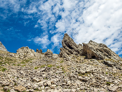 在蒂罗尔州埃尔瓦尔德附近的Seebensee和Drachensee假期孤独农村观光高山全景山地行岩石阳光外表图片