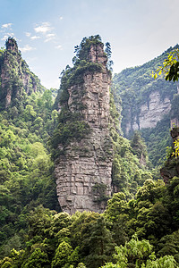 中国 张家江国家公园山峰树木岩溶电影公园国家头像图片