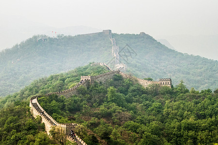 中国 中国长城世界山脉奇迹背景图片