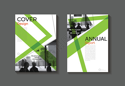 绿色颜色覆盖抽象现代封面书籍Brocure模板图片