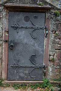 达姆施塔特附近的弗兰肯斯坦堡垒魔术师城堡城垛防御墙壁遗迹石工图片