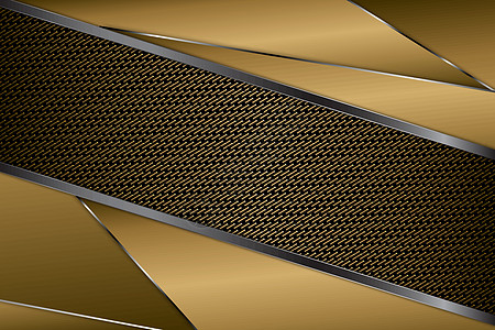 金属背景金子艺术框架插图材料横幅奢华技术商业科学图片