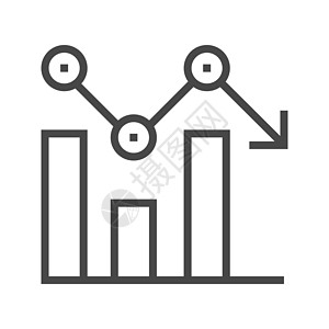 图表线图标生长统计插图战略数据组织金融信息推介会商业图片