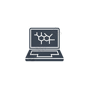 计算机诊断相关矢量晶体图标图表监控医疗电脑诊所屏幕笔记本扫描卫生治疗图片