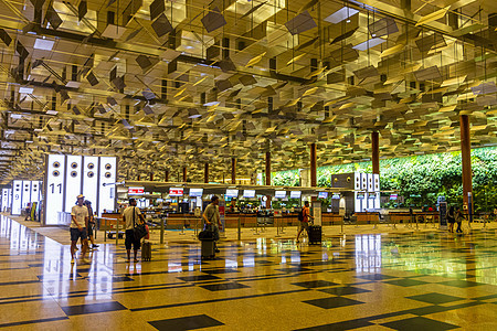 新加坡昌吉机场3号航站楼背景图片