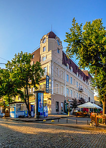 乌克兰敖德萨街奇观酒吧海港港口城市历史酒店旅行街道旅游图片