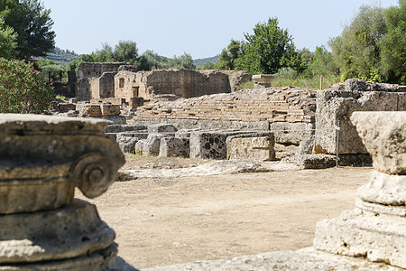 古代奥林匹亚艺术遗产神话闲暇火焰体育场历史宗教旅行历史性图片