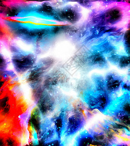 充满活力的宇宙彩虹轨道灰尘星星想像力绘画星际星系旅行天空图片