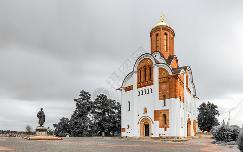 乌克兰教堂地区博物馆旅行景观纪念碑建筑学旅游多云教会建筑图片