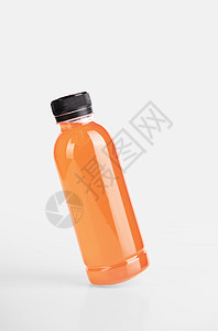 橙汁瓶装空白 用于饮料模板模拟模型的涂料背景图片