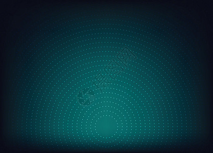 渐变背景上的抽象现代点控制板墙纸海浪圆圈创造力蓝色网格插图技术圆形背景图片
