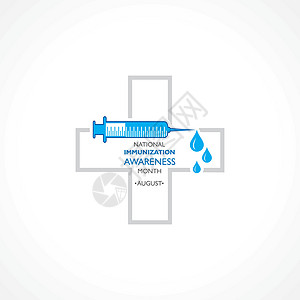 月是全国免疫宣传月插图抗体药品注射世界免疫学国家疾病感染治愈图片