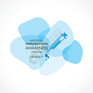 月是全国免疫宣传月疾病水滴免疫学国家插图感染疫苗注射抗体治愈图片