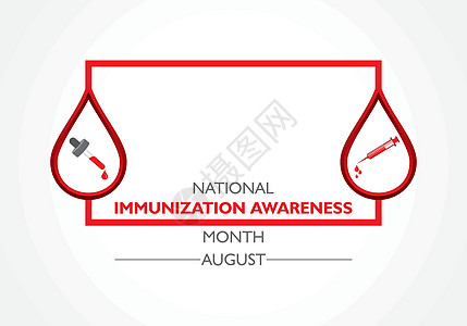 月是全国免疫宣传月插图药品注射器疫苗滴管抗体注射感染治愈免疫学图片