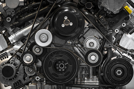 汽车发动机详细照片技术注射引擎燃料活力电机块工程车辆柴油机机械图片