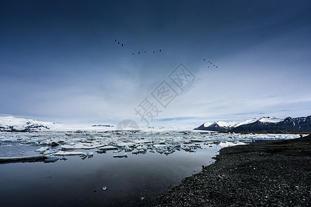 冰川环礁湖的冰山冰川天空旅行峡湾天气暴风雪温度旅游地貌冰帽图片