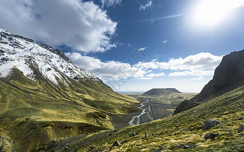 景色山地景观拍摄蓝色荒野旅游悬崖远足顶峰风景旅行首脑多云图片